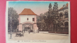 Haguenau , La Porte De Wissembourg , Attelage De Chien - Haguenau