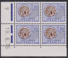 FRANCE PREOBLITERE N° 145** MONNAIE GAULOISE COIN DATE DU 19/6/76 - Precancels