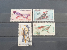 India 1968 BIRDS ~ Wildlife Preservation - Fauna / Birds Complete Set Of 4 Stamps USED (Cancellation Would Differ) - Used Stamps