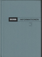 ZEISS INFORMATION "Zeitschrift Für Die ZEISS-Freunde" 13. Jahrgang 1965 Heft 55 Bis 58 Originalkunstoffeinband, Gebrauch - Informatica