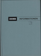 ZEISS INFORMATION "Zeitschrift Für Die ZEISS-Freunde" 14. Jahrgang 1966 Heft 59 Bis 62 Originalkunstoffeinband, Gebrauch - Informatique