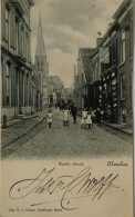 Almelo - Almeloo (Ov.) Groote Straat (Veel Volk) 1905 Topkaart - Almelo