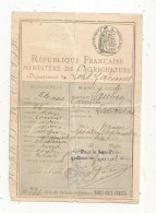 JC, Permis De Chasse , LOT ET GARONNE, LAVARDAC , 1906 , 2 Scans , Vingt Huit Francs - Non Classés