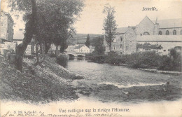 BELGIQUE - Jemelle - Vue Rustique Sur La Rivière L'Homme - Carte Postale Ancienne - Autres & Non Classés