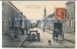 CPA 49 AVRILLÉ Le Bourg Automobile Et Attelage - Andere & Zonder Classificatie