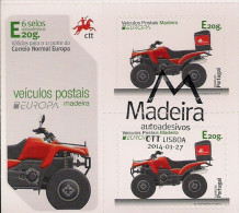 2013 ( 2014 ) Madeira Mi. 333 Used  Self Adhesives  Booklet Stamp  Europa - 2013