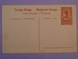 AK1 CONGO BELGE BELLE CARTE ENTIER SERIE 1 .N°29 1913  +BASOKO+  NON VOYAGEE+++ - Postwaardestukken