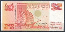 °°° SINGAPORE 2 DOLLAR 1992 AUNC °°° - Singapore