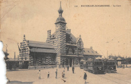 23-JK-1575 : BRUXELLES-SCHAERBEEK. LA GARE. (DEFAUTS SUR LA GAUCHE) - Schaerbeek - Schaarbeek