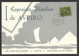 Portugal Cachet Commemoratif Expo Philatelique Aveiro 1959 Bateau Marais Salants Ship Salt Flats Stamp Expo Event Pmk - Annullamenti Meccanici (pubblicitari)