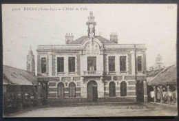 76 - Buchy - CPA - L'Hôtel De Ville - E. Mellet N° 5036 - TBE - Cachet Buchy 1917 - - Buchy