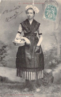 FOLKLORE - L'AUVERGNE PITTORESQUE - Jeune Femme Des Environs De Clermont Ferrand - Carte Postale Ancienne - Kostums