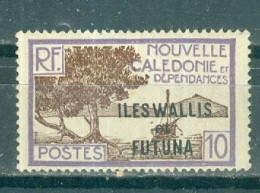 WALLIS ET FUTUNA - N°47* MH Trace De Charnière SCAN DU VERSO.Timbres De Nouvelle-Calédonie De 1928-38 Surchargés. - Unused Stamps
