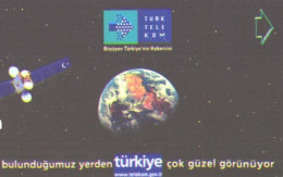 Turkey:Used Phonecard, Türk Telekom, 30 Units, Earth, 2001 - Türkei