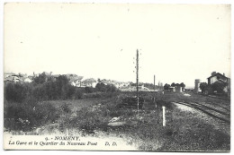 NOMENY - La Gare Et Le Quartier Du Nouveau Pont - Nomeny