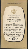 SERIE UPU 880/891 - Notices Historiques Des Grands Maîtres Des Postes. 16p TB état. Sans Timbres (x546) - Andere & Zonder Classificatie