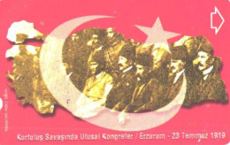 Turkey:Used Phonecard, Türk Telekom, 60 Units, Land Map, 2000 - Türkei