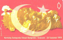 Turkey:Used Phonecard, Türk Telekom, 30 Units, Land Map, 1999 - Türkei