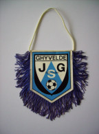 59 . GHYVELDE . FANION ECUSSON . J.S.G. JEUNESSE SPORTIVE GHYVELDE . FOOTBALL - Habillement, Souvenirs & Autres