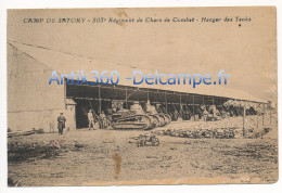 CPA 78 CAMP DE SATORY 503e Régiment De Chars De Combat Hangar Des Tanks - Other & Unclassified