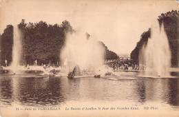 FRANCE - 78 - VERSAILLES - Le Bassin D'Apollon Le Jour Des Grandes Eaux - Carte Postale Ancienne - Versailles (Château)