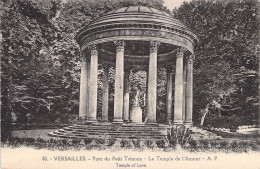 FRANCE - 78 - VERSAILLES - Parc Du Petit Trianon - Le Temple De L'Amour - Carte Postale Ancienne - Versailles (Château)