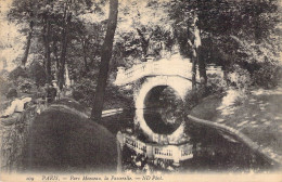 FRANCE - 75 - PARIS - Parc Monceau - La Passerelle - Carte Postale Ancienne - Parks, Gärten