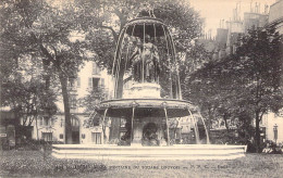 FRANCE - 75 - PARIS - La Fontaine Du Square Louvois - P P C  - Carte Postale Ancienne - Parchi, Giardini