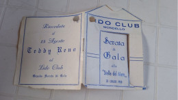 PROGRAMMA DEL LIDO CLUB " STELLA DEL MARE " MONDELLO 1953 - Programmes