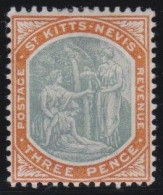 St  Kitts - Nevis       .   SG    .   5    .    *      .     Mint-hinged - St.Cristopher-Nevis & Anguilla (...-1980)