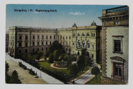 Königsberg,  Königlichen Regierungsgebäude Gelaufen 1916y. G635 - Ostpreussen