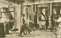 Cpa Grands Moulins De Paris Ensachage Automatique - Molinos De Agua