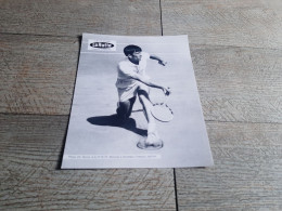 Photographie Collection La Hutte Tennis National à Bordeaux François Jauffret  1970 Sport Rare - Autres & Non Classés