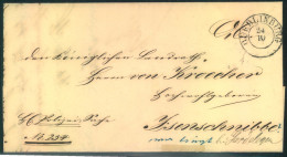1849, PolizeisacHe Aus QUDLINBURG - Covers & Documents