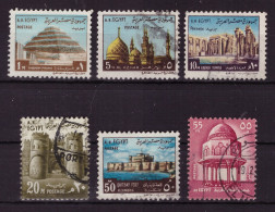 Egypte 1972 - Oblitéré - Histoire - Monuments - Michel Nr. 1067-1072 Série Complète (egy349) - Usados