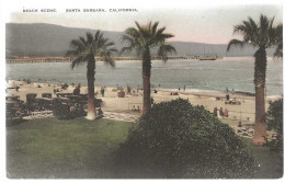 USA. Santa Barbara  Beach Scene - Santa Barbara