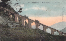 FRANCE - 65 - LOURDES - Funiculaire - Le Viaduc - Carte Postale Ancienne - Lourdes