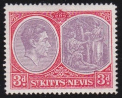 St  Kitts - Nevis       .   SG    .   73 G   .   Perf. 14  .  Chalky   .   *      .     Mint-hinged - St.Christopher, Nevis En Anguilla (...-1980)