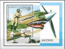 REPUBLIQUE DU CONGO 1996 AVIONS - Altri & Non Classificati