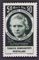 Turkey 1935 M 998 Sklodowska Nobel Prize Laureate, Suffragist Congress, Marie Skłodowska Curie MH - Nuovi