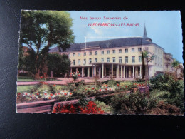 Carte Postale Fantaisie Système NIEDERBRONN-Les-Bains-67-Bas-Rhin-Beaux Souvenir-Tirette 10 Vues - Niederbronn Les Bains