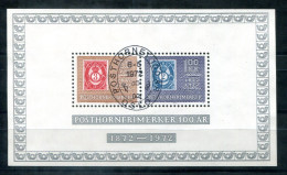 NORWEGEN Block 1, Bl.1 Spec.FD Canc. - Marke Auf Marke, Stamp On Stamp. Timbre Sur Timbre - NORWAY / NORVÈGE - Blokken & Velletjes