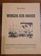 WINGEN SUR MODER ALSACE BOSSUE - Alsace