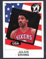 Figurina Panini Supersport 1986 - N° 133 - Julius Erving (USA) - Basket - 1980-1989