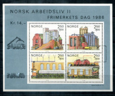 NORWEGEN Block 6, Bl.6 Mnh - Arbeitsleben, Work Life, La Vie De Travail - NORWAY / NORVÈGE - Hojas Bloque