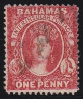 Bahamas        .   SG    .   33 X   .   Wmk Reversed     .     O      .    Cancelled - 1859-1963 Crown Colony