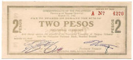 PHILIPPINES NEGROS  ORIENTAL Rare  2 Pesos  NEUF - Philippines