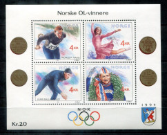 NORWEGEN Block 14, Bl.14 Mnh - Olympiasieger, Olympic Champions Olympique - NORWAY / NORVÈGE - Hojas Bloque