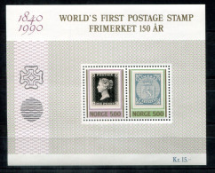 NORWEGEN Block 13, Bl.13 Mnh - Marke Auf Marke, Stamp On Stamp, Timbre Sur Timbre - NORWAY / NORVÈGE - Blocs-feuillets