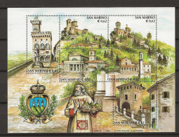 2002 MNH San Marino Mi Block 31 Postfris** - Ungebraucht